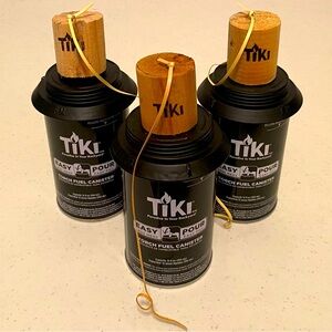 Pack of 3 Tiki Easy Pour Torch Fuel Canisters 12oz NEW!